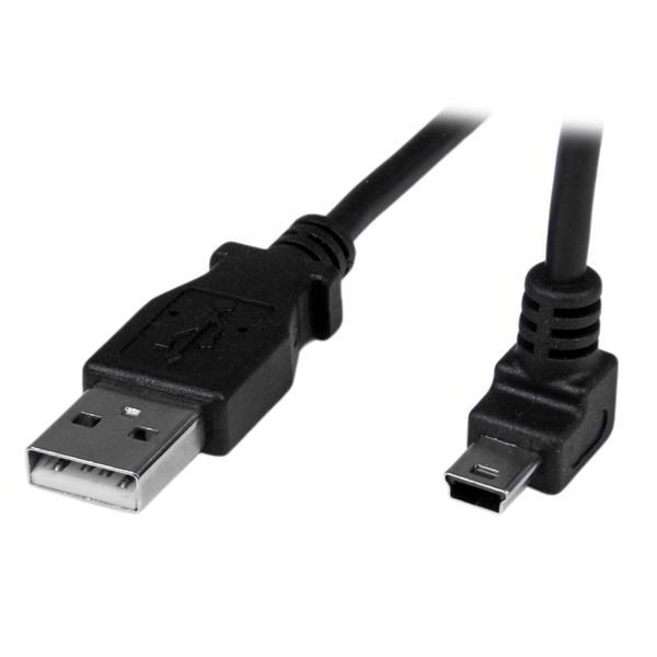 StarTech.com 1m, Mini USB-A - Mini-B USB kábel USB 2.0 USB A Mini-USB B Fekete