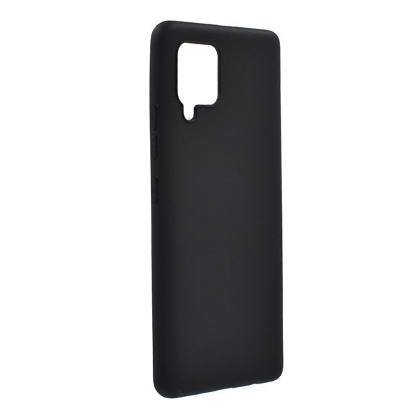 Szilikon telefonvédő (matt) FEKETE [Samsung Galaxy A42 5G (SM-A425F)] (5996591031507)