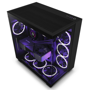 HÁZ NZXT Midi - H9 Flow - Matt fekete - CM-H91FB-01 - Bontott termék!