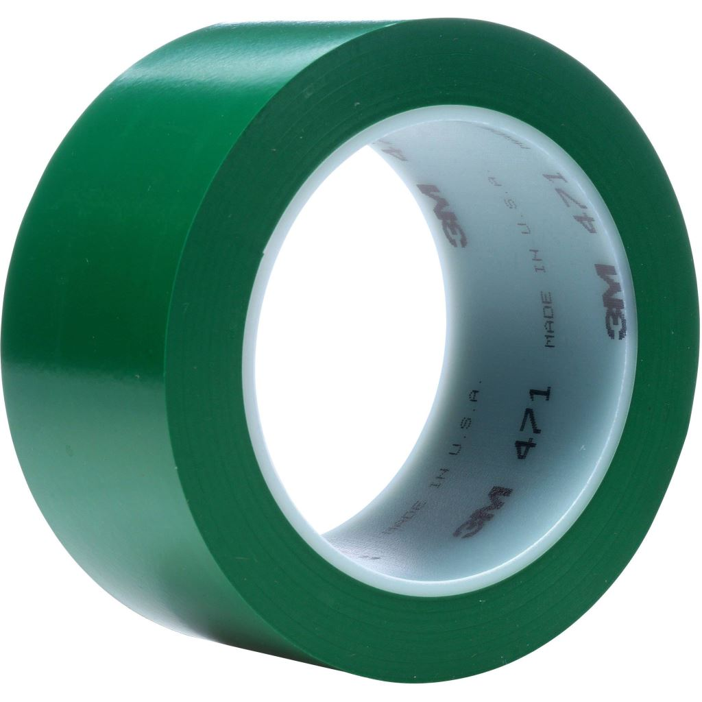3M 471GR50 vinil ragasztószalag, zöld, 33 m x 50 mm (471GR50)