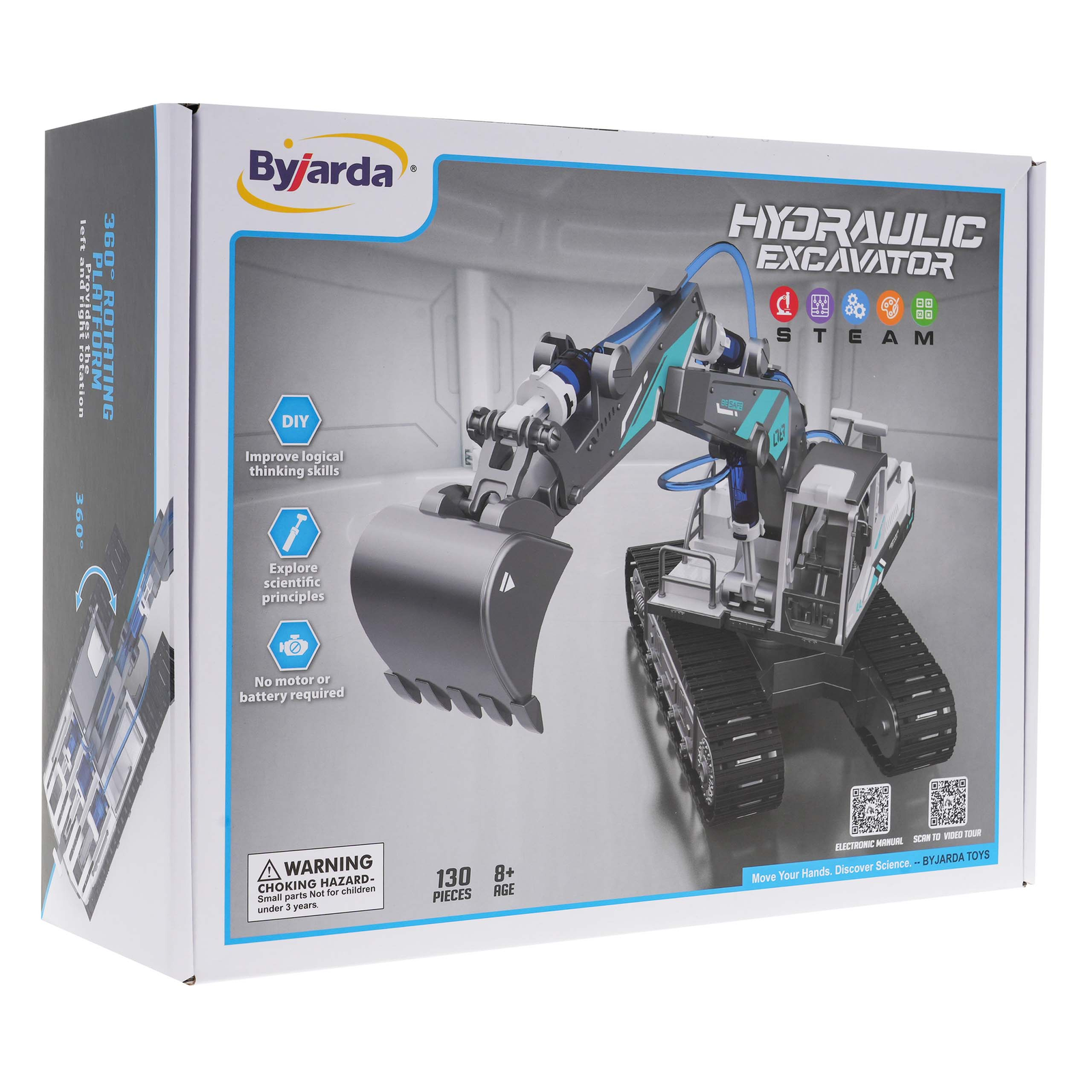 Byjarda Hydraulic Excavator 130 darabos készlet (ZAU.GC0101)