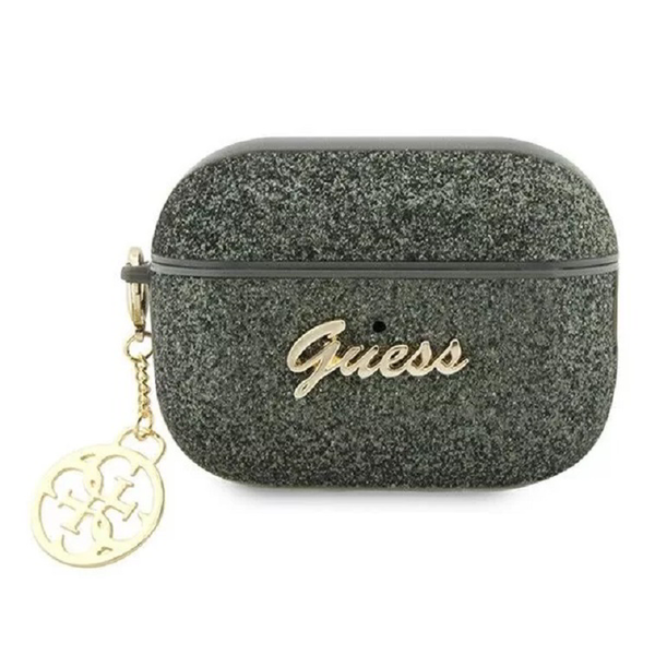 Калъф за Airpods GuessApple AirPods Pro 2 каки Glitter Flake Charm 4G