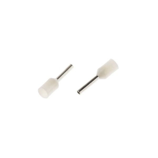 Tracon E060 0.75 mm2 100 db Szigetelt fehér érvéghüvely (E060)