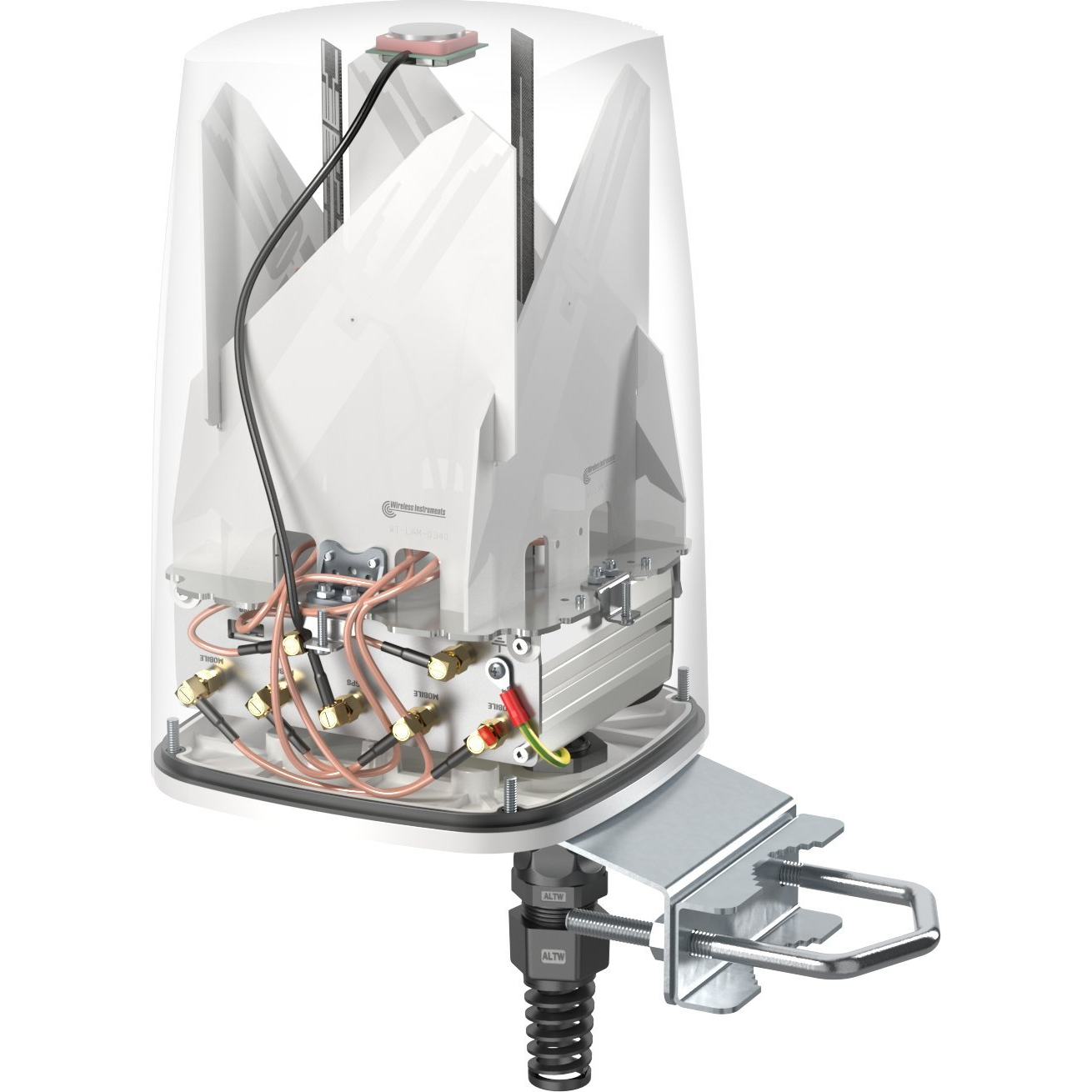 QuWireless AX50S hálózati antenna Mindenirányú antenna PoE/LAN 4,5 dBi (QuSpot for RUTX50)