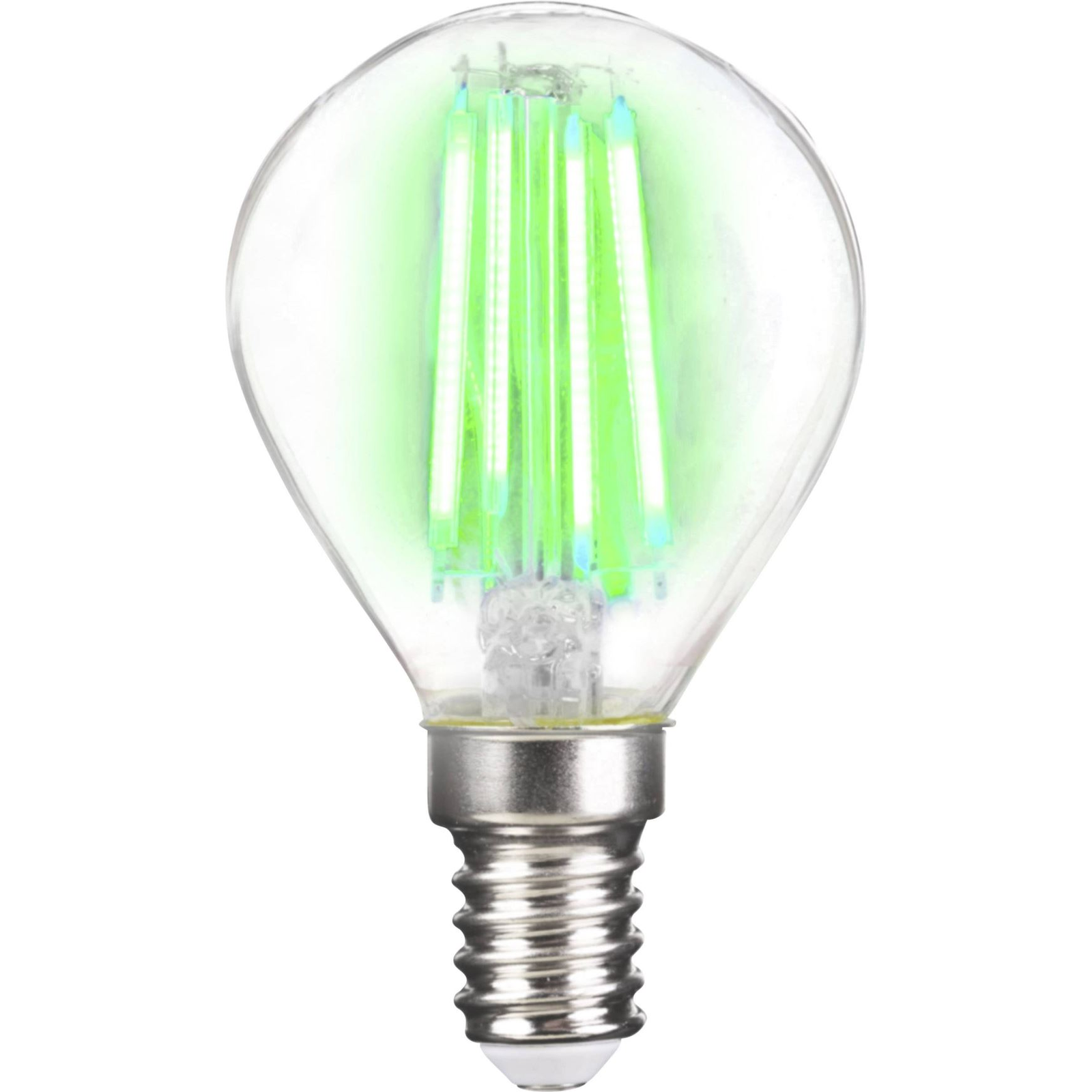 LightMe LED fényforrás E14 Csepp forma 4 W Zöld (LM85312) (LM85312)