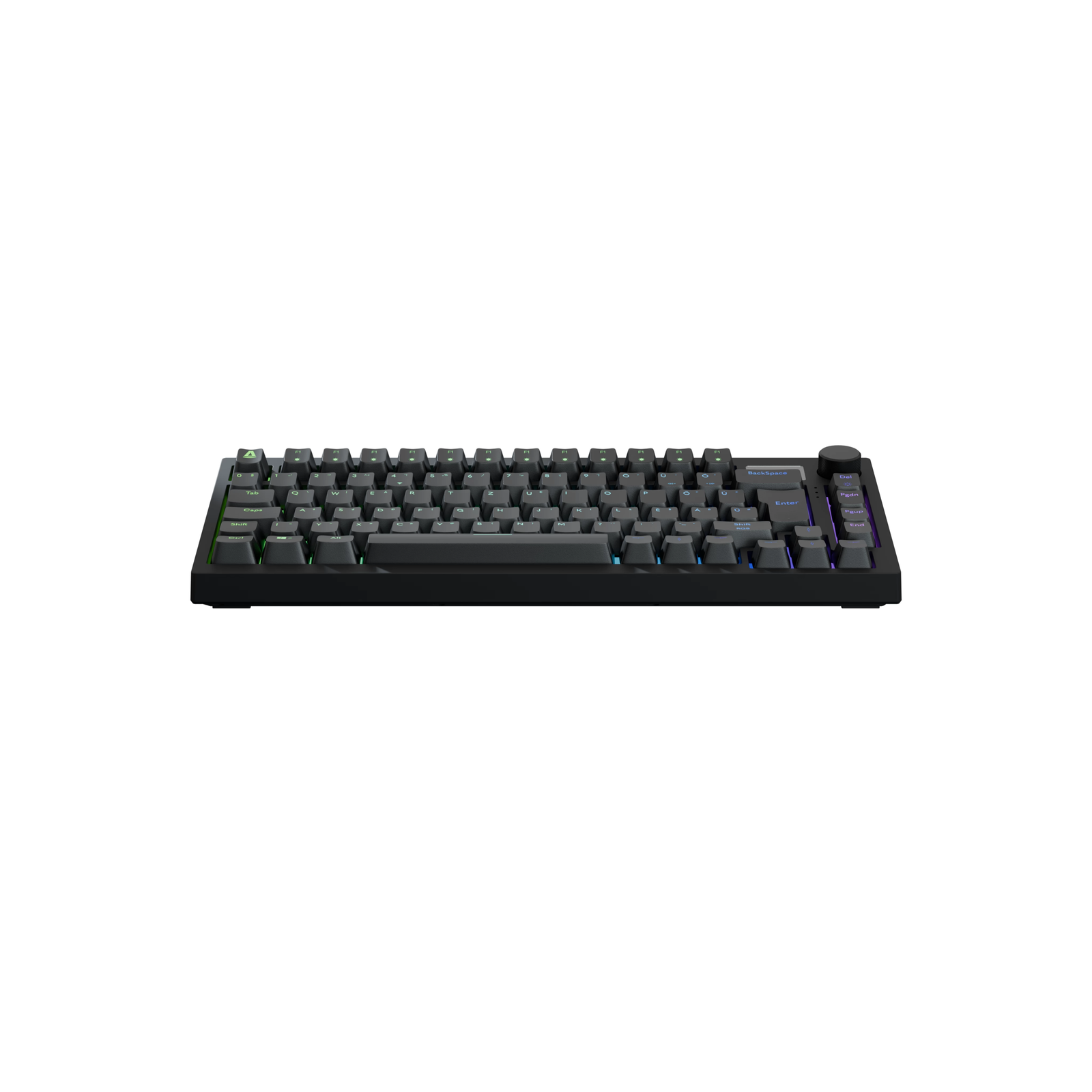 AVAX GM02 75% Gasket Red Switch Mechanikus USB-C RGB Billentyűzet HUN - Fekete (5999574480941)
