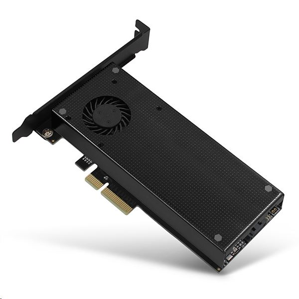 Axagon PCIE NVME+NGFF M.2 SSD adapter fekete (PCEM2-DC) (PCEM2-DC)