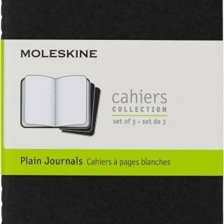 Moleskine Jegyzetfüzet Cahier 3 Darab Qp313 Fekete P Sima (MS-704918)