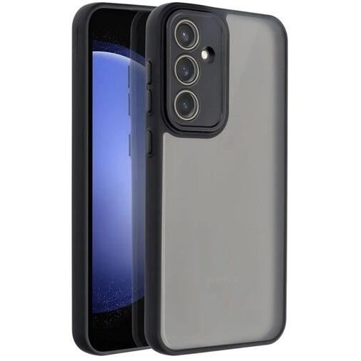 Gigapack Samsung Galaxy S23 FE (SM-S711) szilikon tok akril hátlappal fekete (GP-153361) (GP-153361)