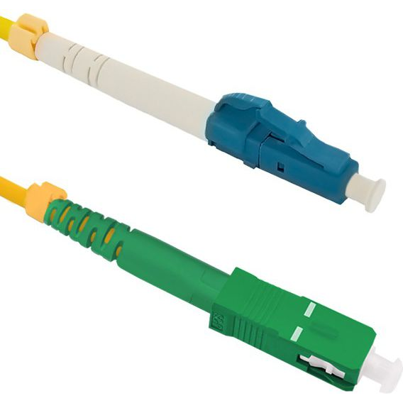  Qoltec Optic Patchcord LC/UPC - SC/APC simplex SM 9/125 G652D 20m (54335)