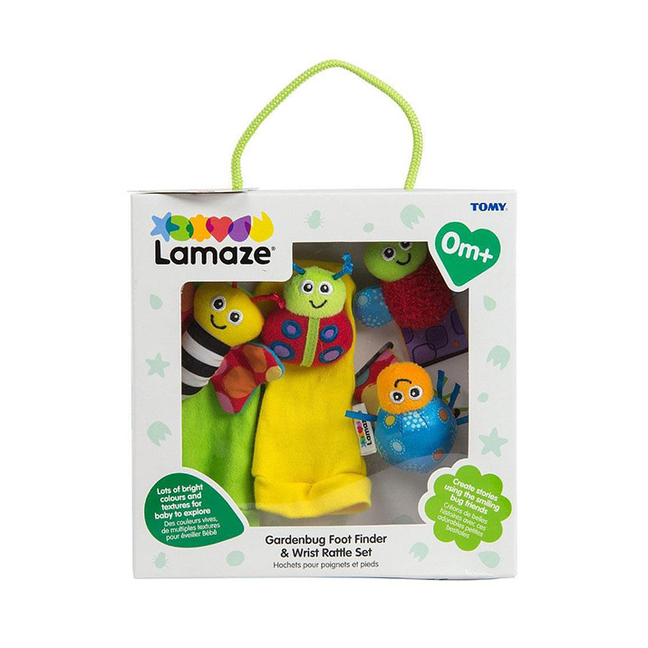 Lamaze: bogárkás boka- és csukló csörgő szett (L27634B)