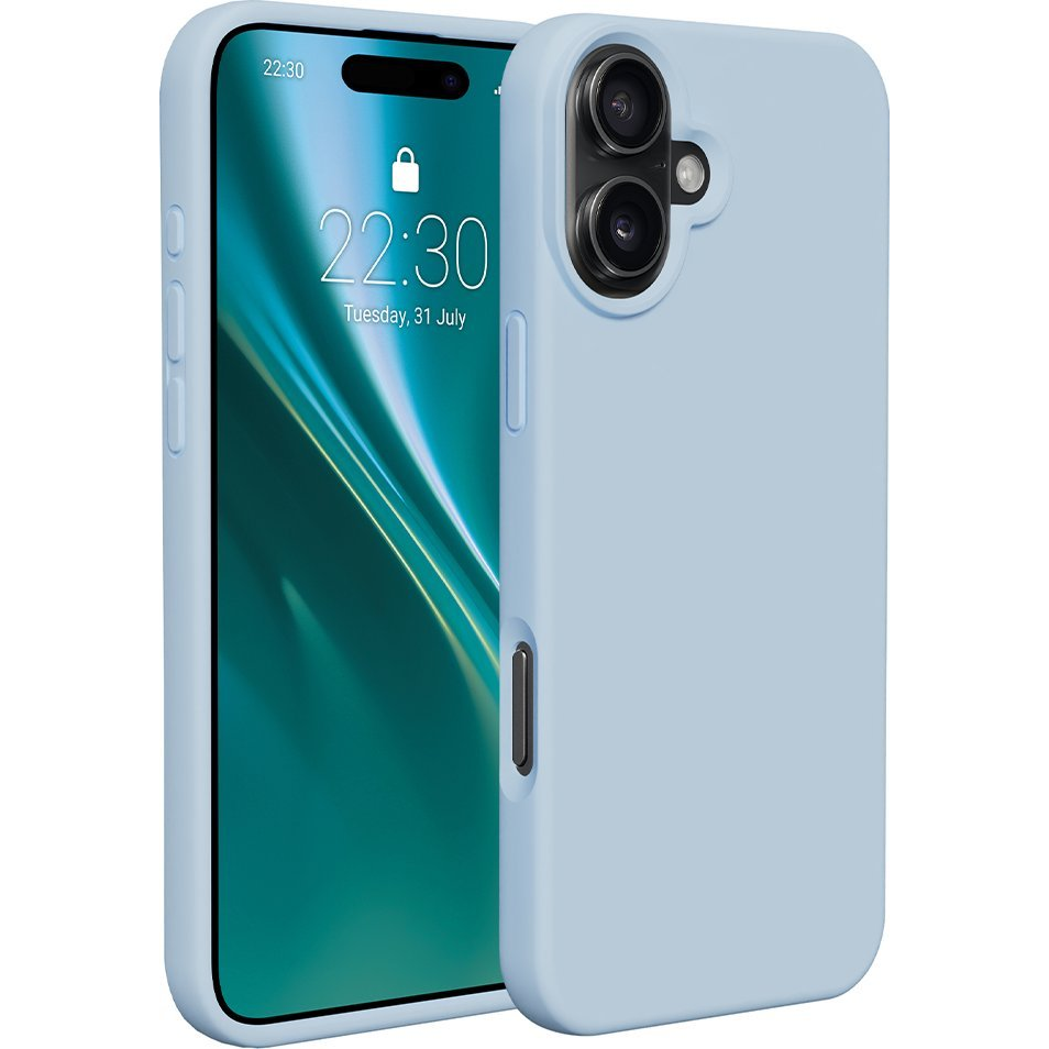 Etteri Silicone Tok iPhone 16 - Világoskék (GSM187050)