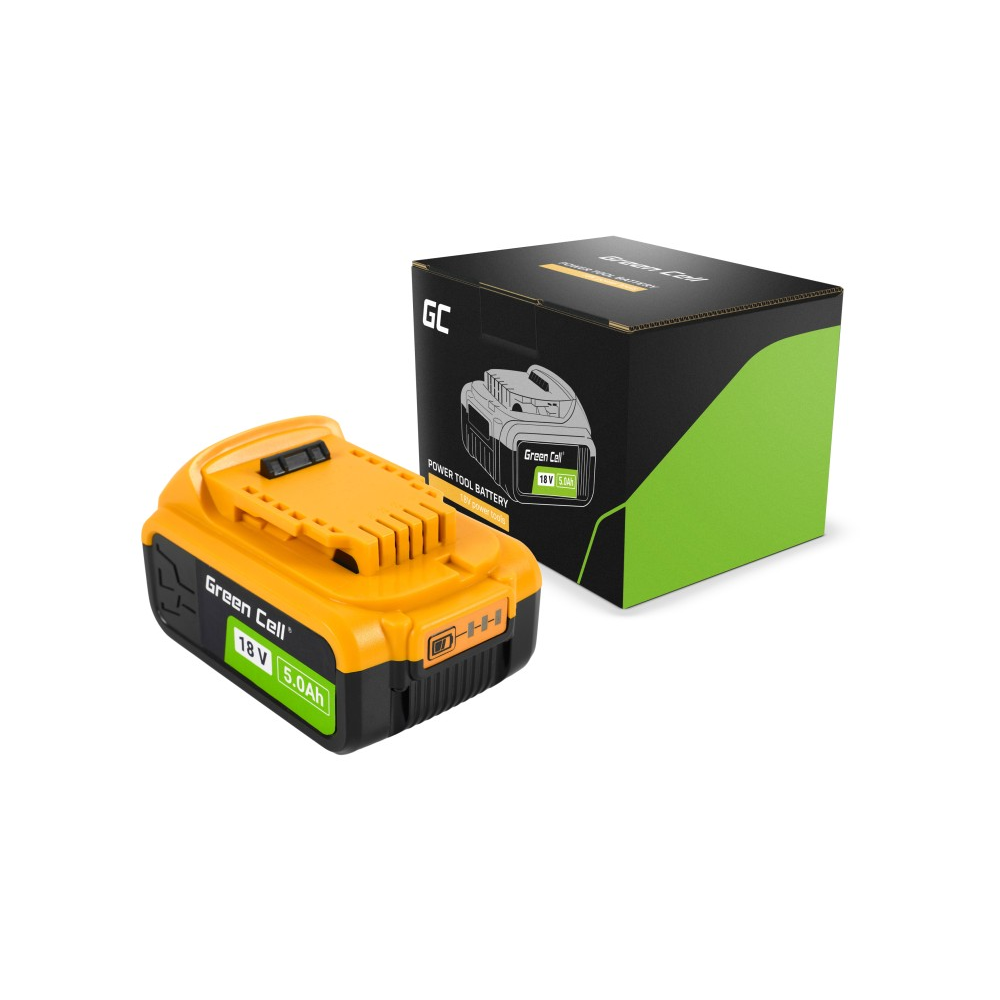 Green Cell PTDW18V5 DeWalt XR DCB182 18V Akkumulátor 5000mAh (GREEN-PTDW18V5)