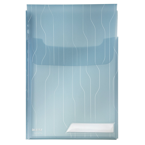 Leitz CombiFile cartellina con fermafoglio Polipropilene (PP) Blu