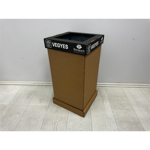 Wanapack 50 l szelektív vegyes szemetes fekete tető + palást + alj (GRN00025)