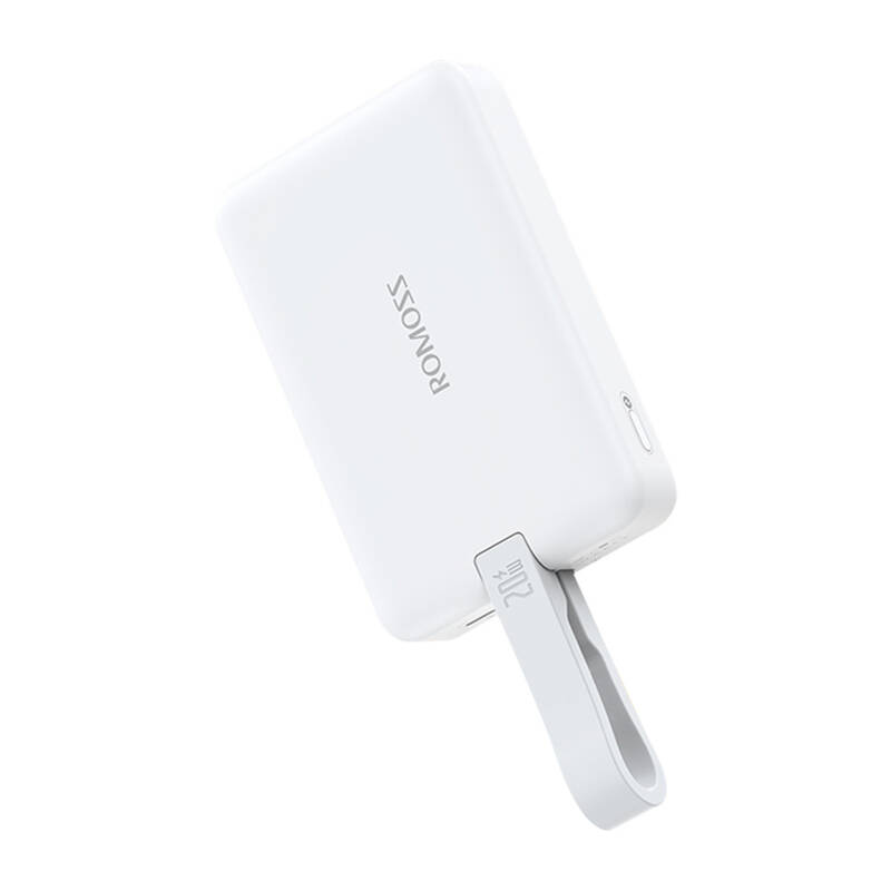 Romoss WMS10 Powerbank USB-A + USB-C / 10000mAh 20W - Fehér (WMS10-121-1133H)
