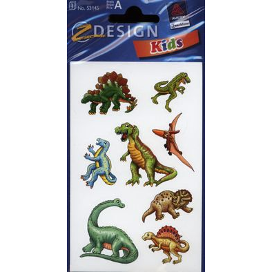 Avery Matrica Papír - 3 Ív/csomag, Dinoszauruszok (106442)