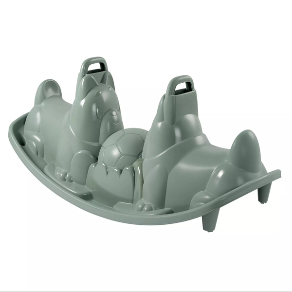 Smoby Life 2 személyes Kutya formájú libikóka - Zöld