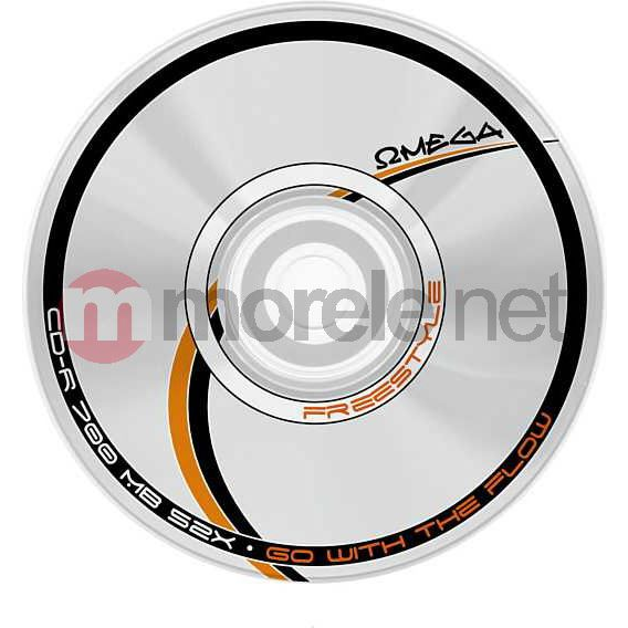 OMEGA-FREESTYLE CD lemez CD-R80 10db/Henger 52x