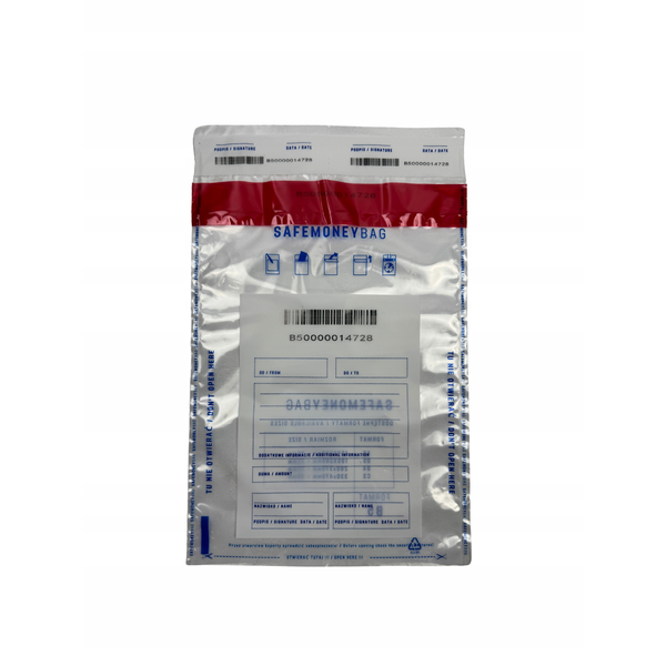 BSTech Biztonsági B5 műanyag csomagoló Boríték - Átlátszó (100db/csomag)