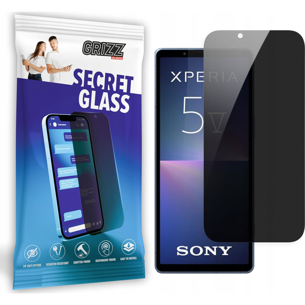  GrizzGlass Szkło prywatyzujące GrizzGlass SecretGlass do Sony Xperia 5 V
