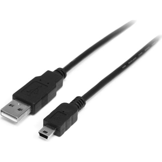StarTech.com 0.5m USB/Mini USB USB-kabel 0,5 m USB A Mini-USB B 0,48 Gbit/s Zwart