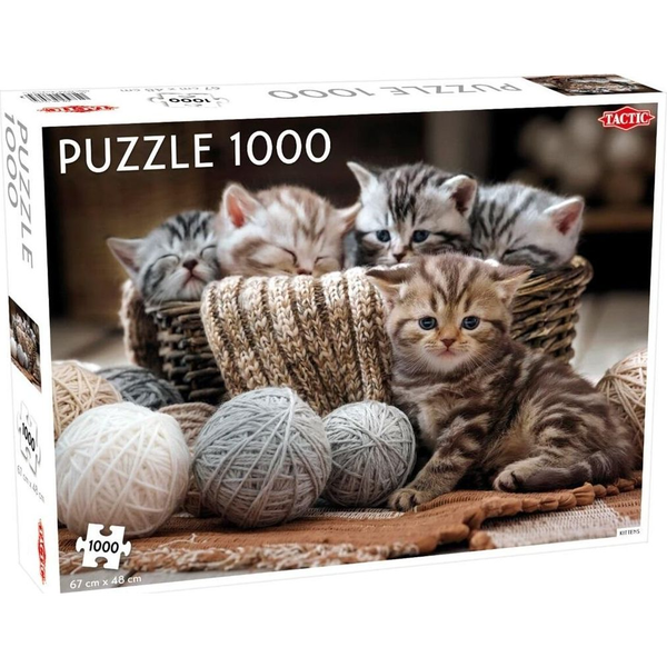 Tactic Cute Kittens 1000 pcs Puslespil 1000 stk Dyr