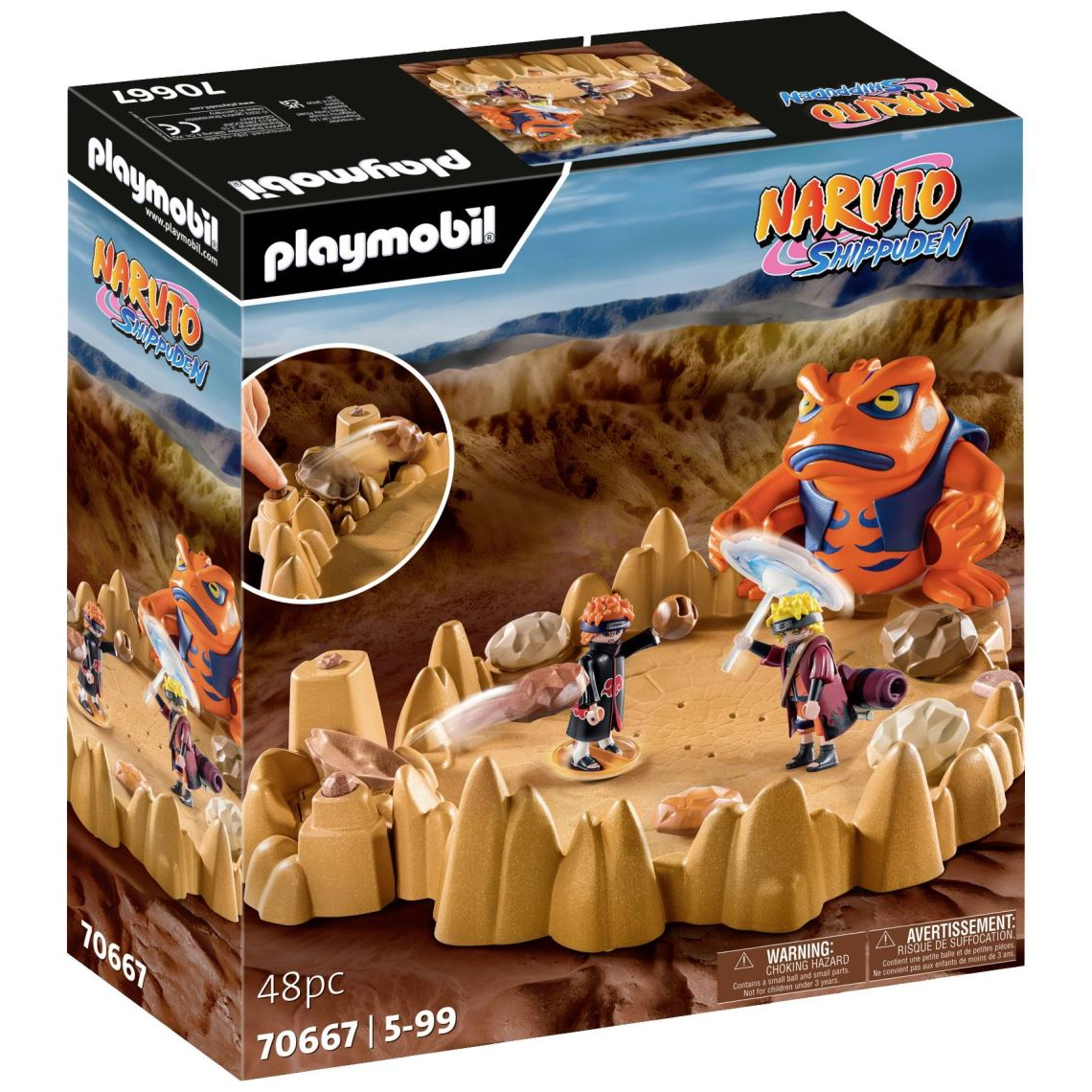 Playmobil: Naruto - Naruto vs Pain figura (70667) (p70667)