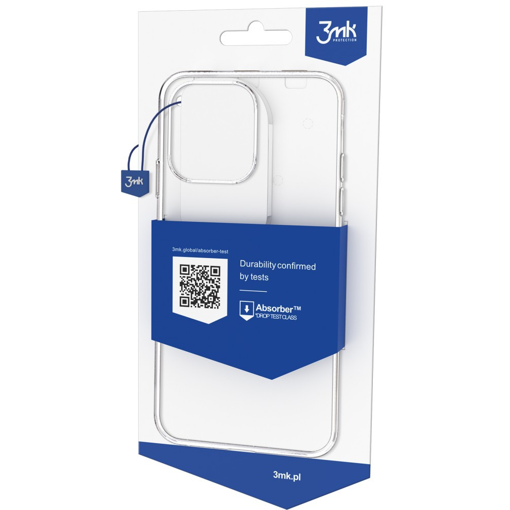 3mk Clear Case Apple iPhone 12/12 Pro Szilikon Tok - Átlátszó (5903108277556)