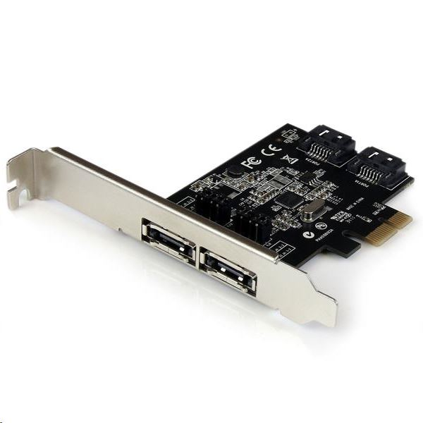StarTech.com 2xeSATA 2xSATA bővítő kártya PCI-E (PEXESAT322I) (PEXESAT322I)