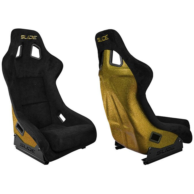 SLIDE_D Premium Gamer szék Fekete Velúr