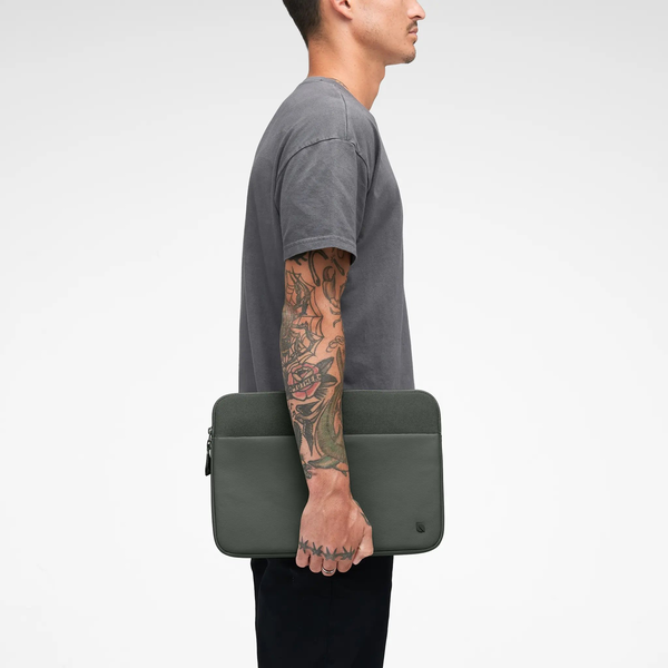 Incase INCO400717-SIV laptoptas 35,6 cm (14") Opbergmap/sleeve Groen