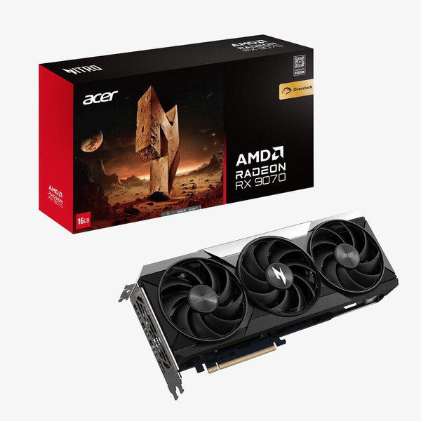 Acer Radeon RX 9070 16GB GDDR6 Nitro OC Videókártya