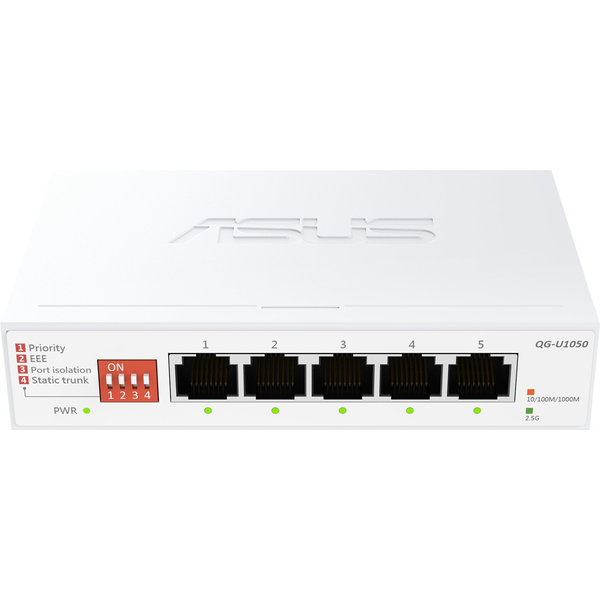 ASUS QG-U1050 Non gestito 2.5G Ethernet (100/1000/2500) Bianco