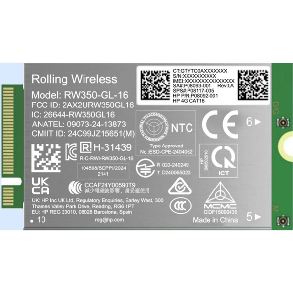 HP 4G LTE-Advanced Pro Cat16 WWAN Intern