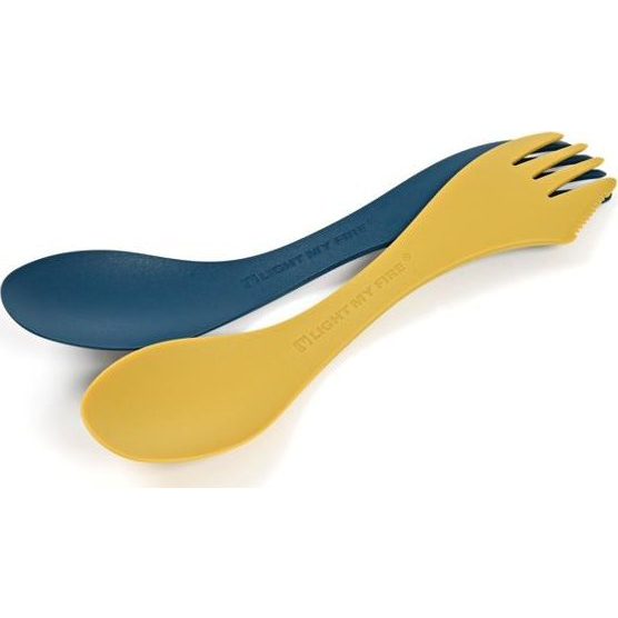 Light My Fire Spork medium 2-pack mustyyellow/hazyblue (2412511413)