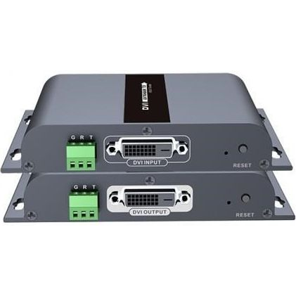 Techly IDATA-EXTIP-383D extensor audio/video Transmisor y receptor de señales AV Negro