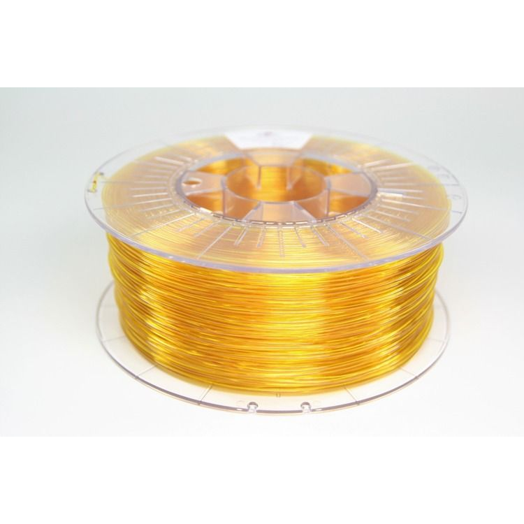 Spectrum Filaments 80049 PET-G Premium 3D nyomtatószál PETG vegyileg ellenálló, ütésálló 1.75 mm 1000 g Transparent Yellow, Sárga InnoPET 1 db (80049)