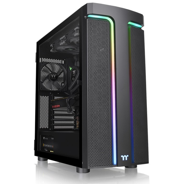 Thermaltake H590 TG ARGB táp nélküli ablakos Mid Tower számítógépház fekete