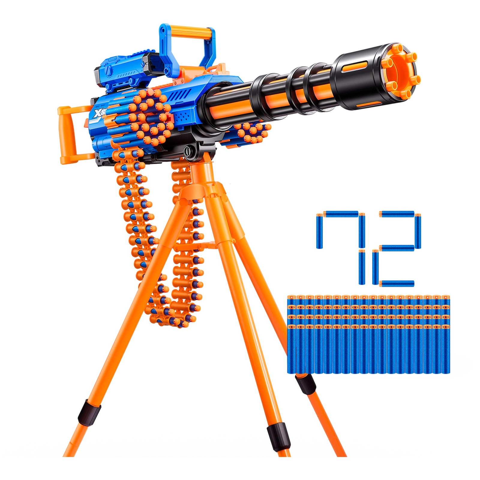 ZURU X-Shot Insanity Motorized Rage Fire - Állványos szivacslövő gépfegyver (36605)