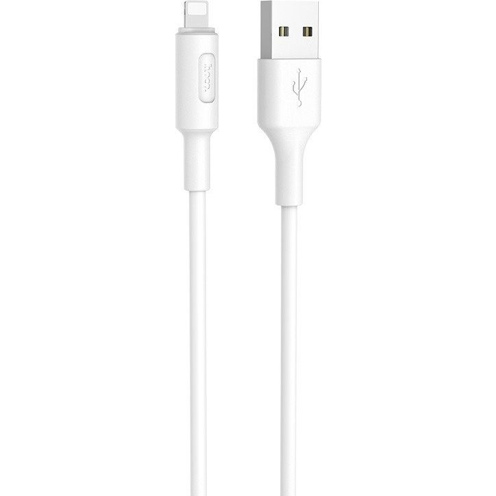 Hoco X25_LIGHT_1M_W Kábel - Apple iPhone 14 Plus, USB, Lightning (6957531080114)