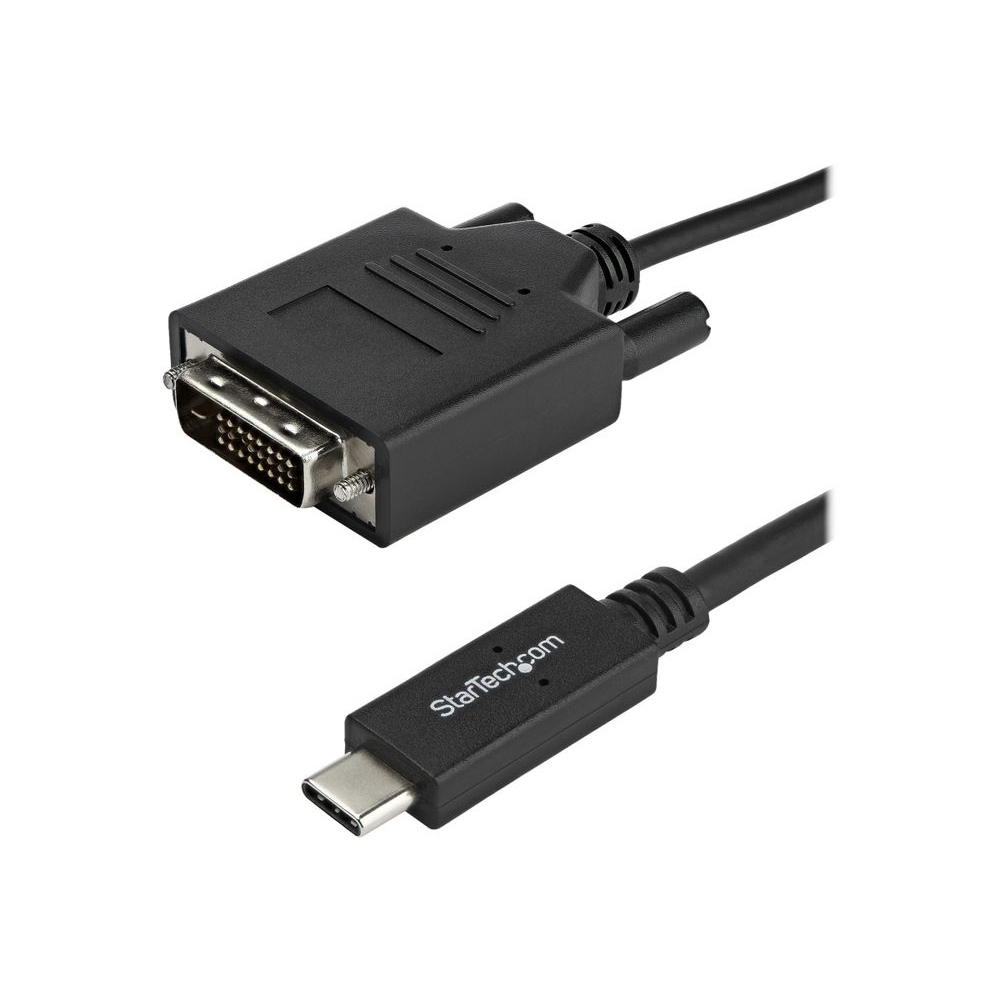 StarTech.com CDP2DVIMM1MB video átalakító kábel 1 M USB C-típus DVI-D Fekete (CDP2DVIMM1MB)