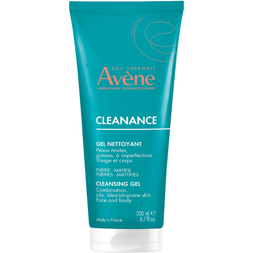 AVENE Cleanance tisztító gél pattanásokra hajlamos érzékeny bőrre 200 ml (3282770139204)