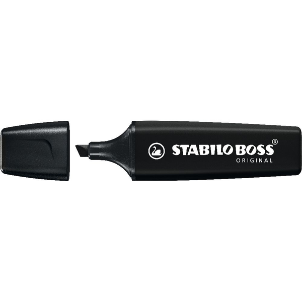 STABILO BOSS ORIGINAL speedmarker 1 stk Mejselspids Sort