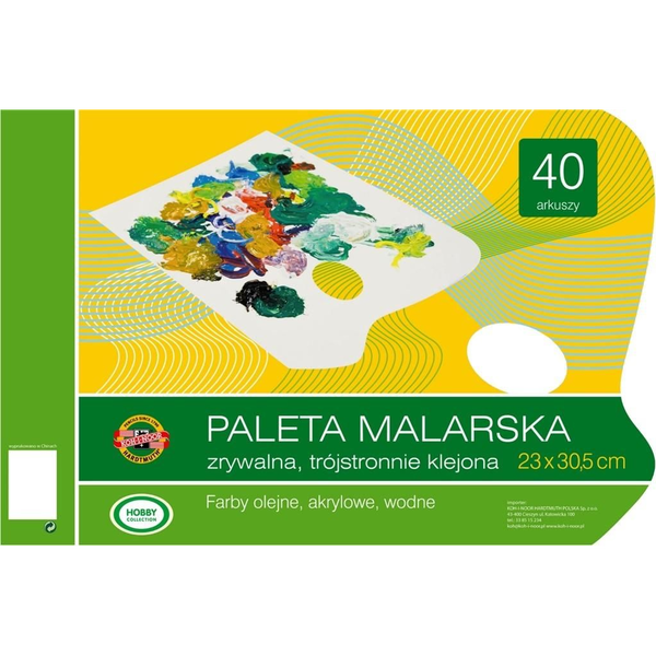 Koh I Noor Paleta malarska 23x30 zrywalna 40 arkuszy