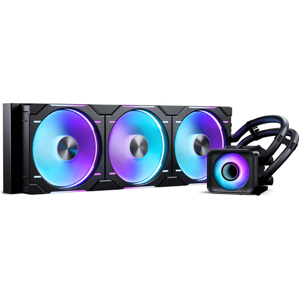 Phanteks Glacier One 420D30 X2 komplett vízhűtőrendszer - 420mm, D-RGB, fekete