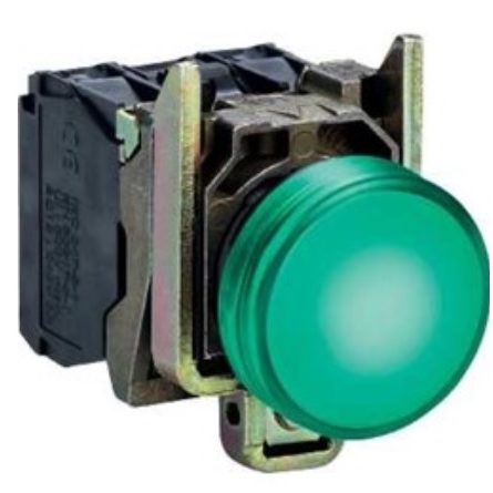 Schneider Electric XB4BVB3 alarm indikatorlys 24 V Grøn