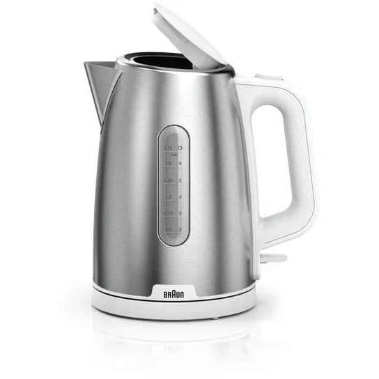 Braun PurShine WK1500.WH vízforraló rozsdamentes fehér (WK1500.WH)