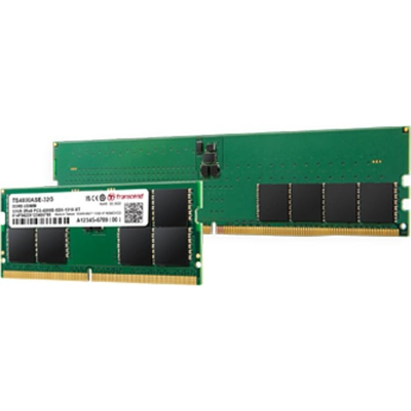 Transcend JM5600ALE-16G JetRam, 16GB, DDR5, 5600 Mhz, U-DIMM, 1Rx8, 2Gx8, CL46, 1.1V