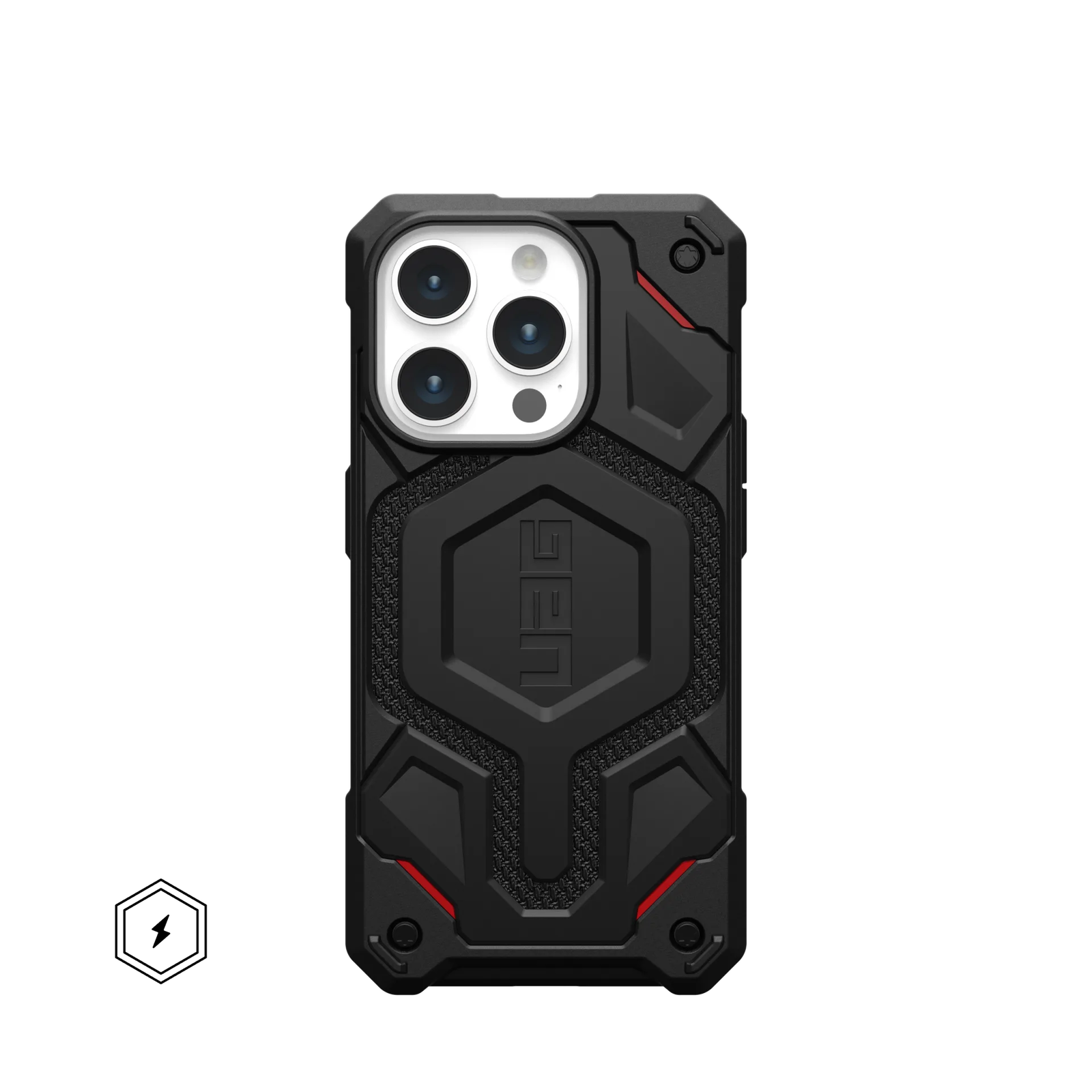 UAG Monarch Pro MagSafe Apple iPhone 15 Pro Tok - Kevlár Fekete (114221113940)